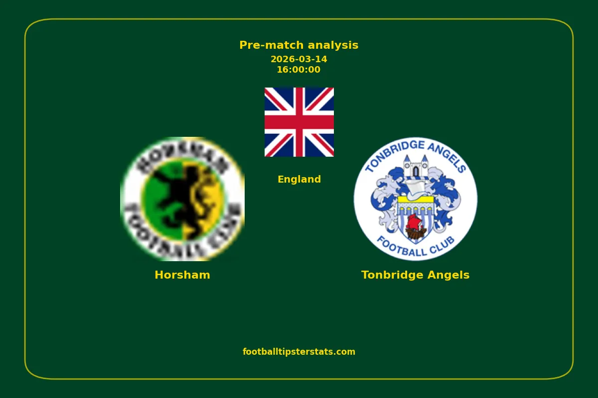 Pre-match analysis: Horsham vs Tonbridge Angels on 2026-03-14